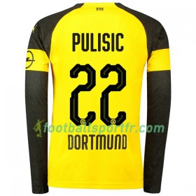 Tenue Borussia Dortmund Pulisic 22 Domicile 2018-2019 Maillot de Foot ML